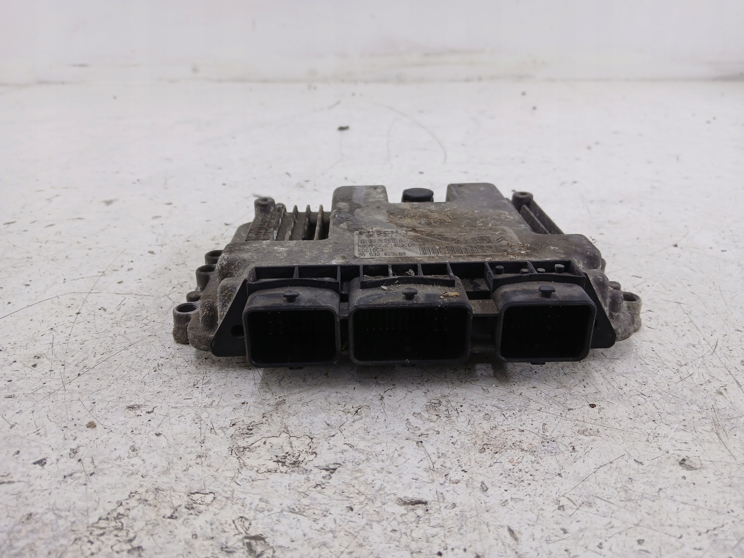 PEUGEOT 206 1.4 HDI control unit of the engine 9653202580