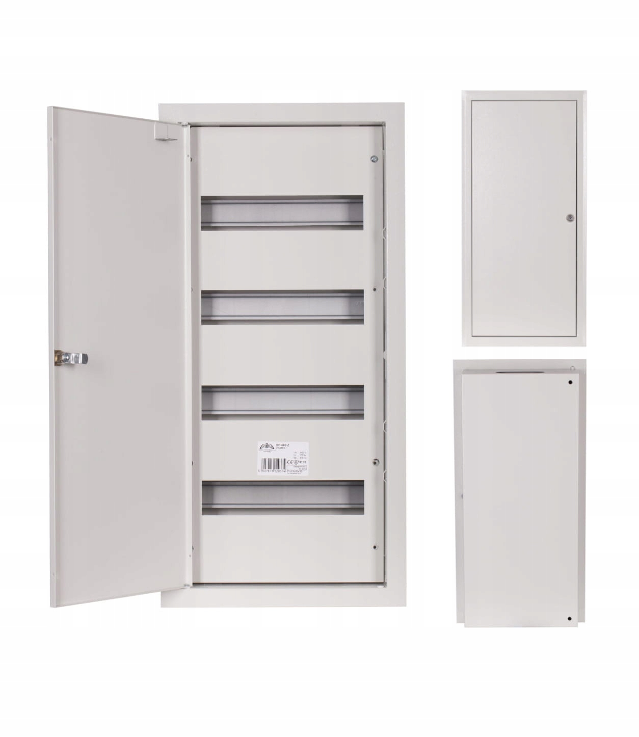 Podomietkový rozvádzač 48 modulový IP31 270x605x120 Biela Rp 48B Z Sabaj