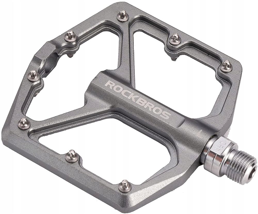 Rockbros pedały platformowe aluminiowe czarne na rower zjazdowy górski