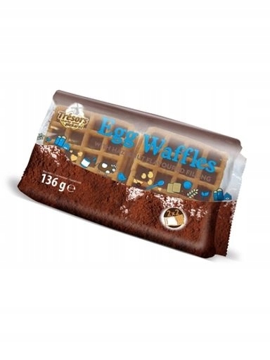 Levně 4 x Vafle Tresors s náplní a příchutí lískových oříšků 136 g