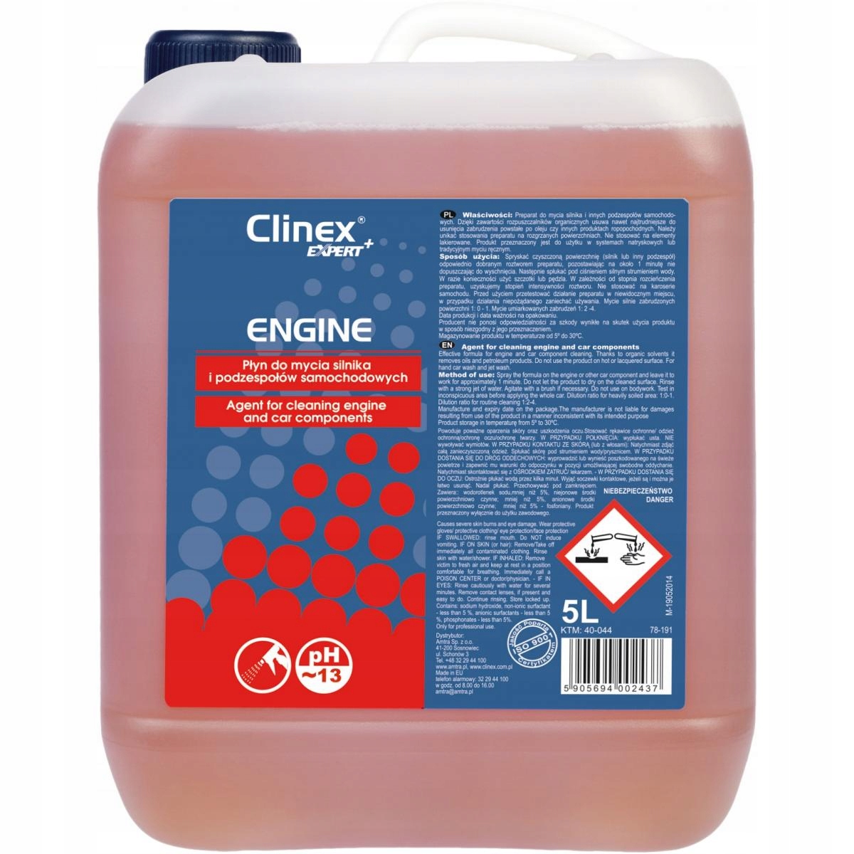 

Clinex Engine Preparat Do Mycia Silników 5L