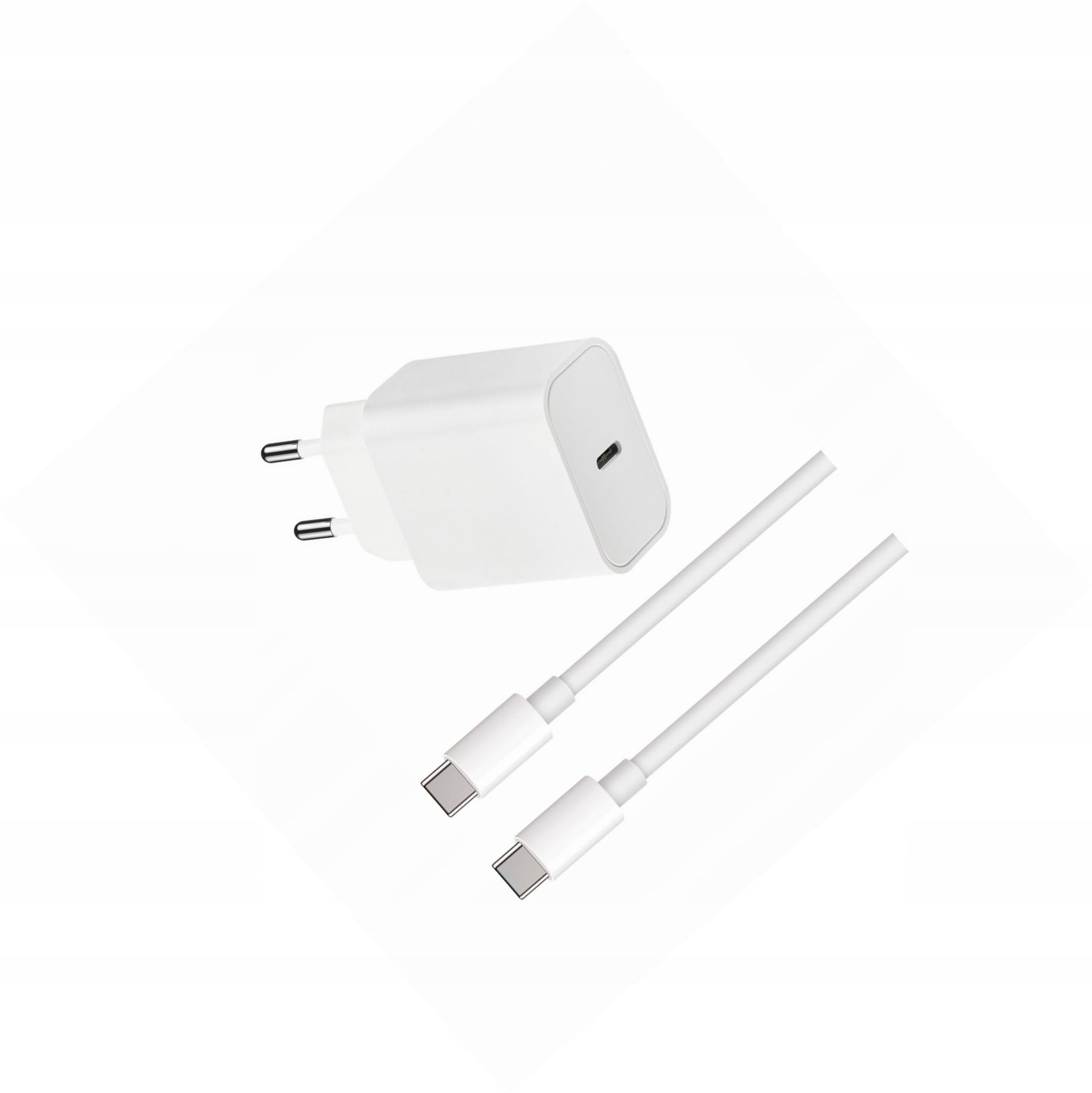 Ładowarka Usb-c 20W z długim kablem 2m do Oppo A54 5G