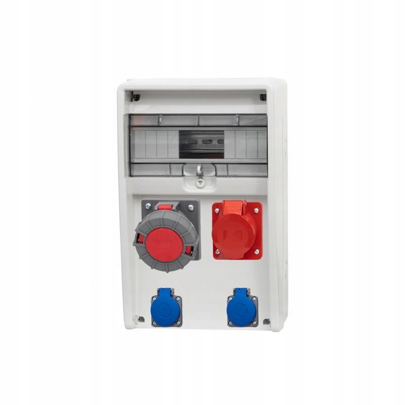 Rozvaděč 12M Ulisse 32A/5P, 63A/5P, 2x230V IP65