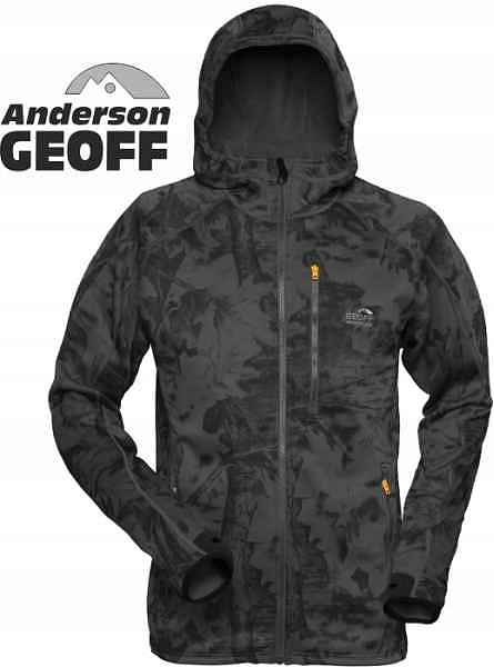 Geoff Anderson Bunda Hoody 3 Black Leaf Varianta: velikost L