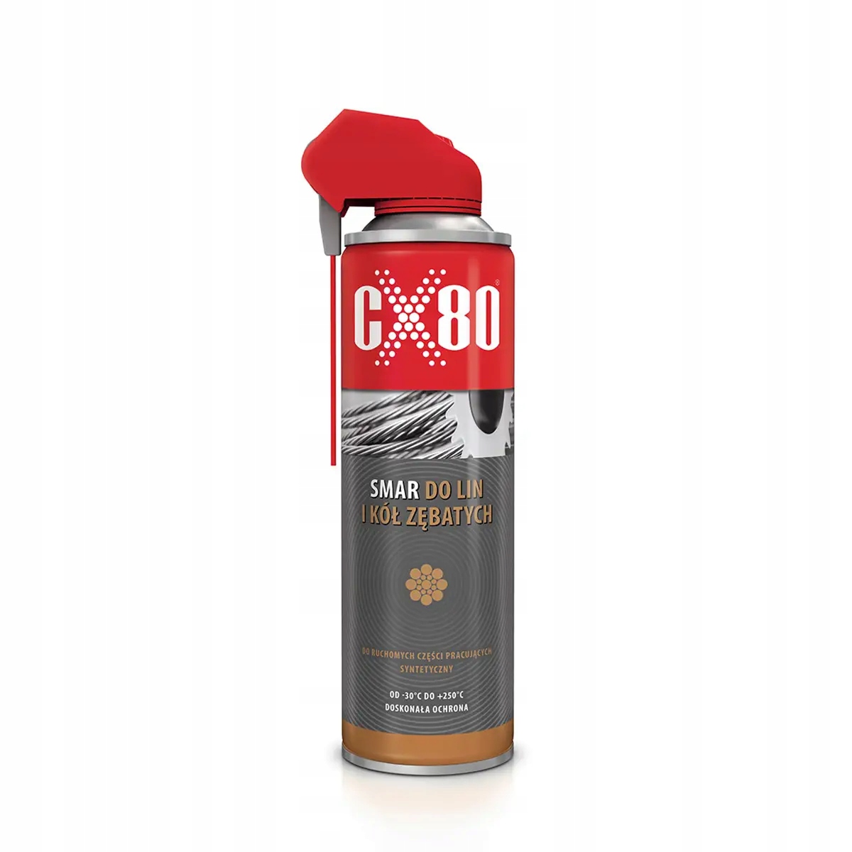 Smar do lin CX-80 500 ml Duo-spray syntetyczny smar do lin stalowych
