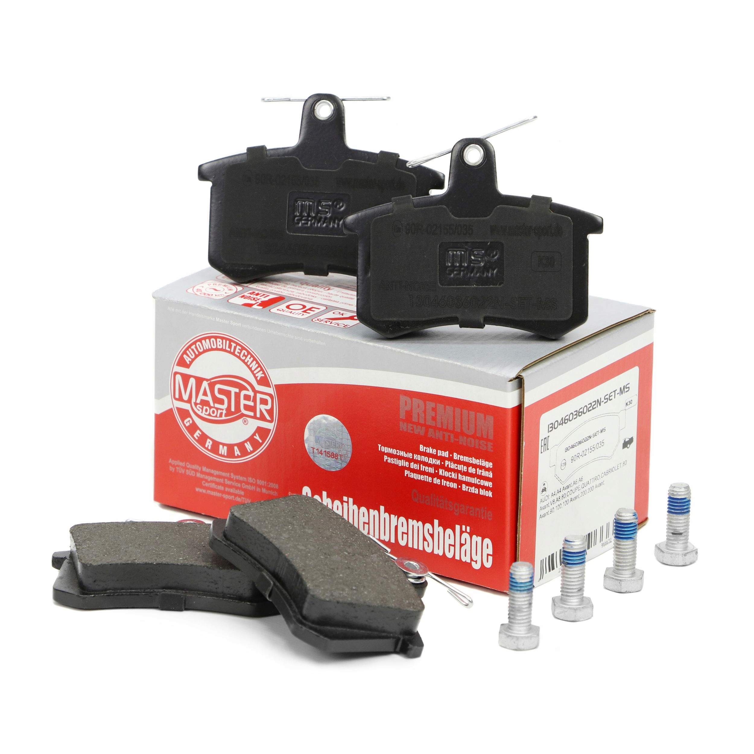 

Klocki Tył Audi A8 D2 A6 C4 80 B3 B4 90 B3 100 C3