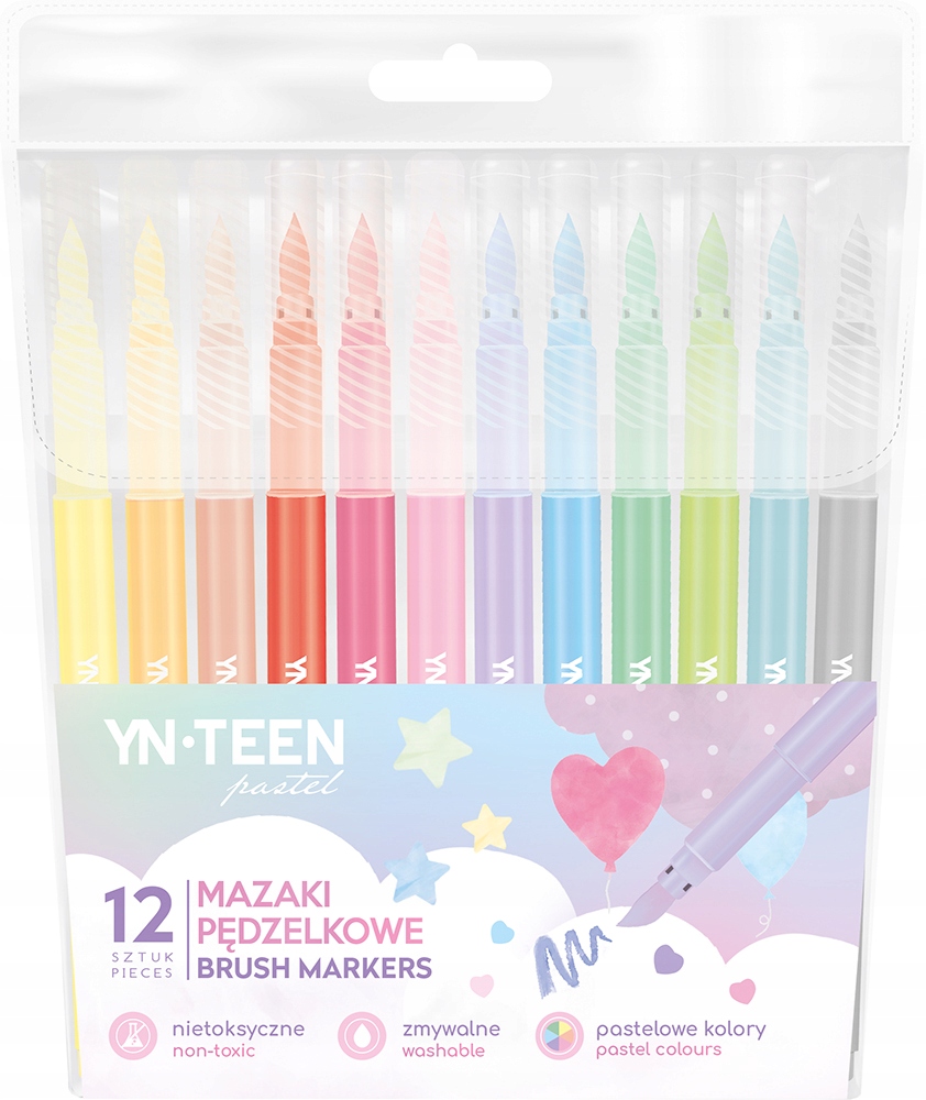 

Mazaki pędzelkowe Pastel YN-teen