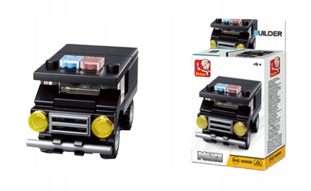 KLOCKI SLUBAN POLICJA POJAZD RADIOWÓZ POLICYJNY