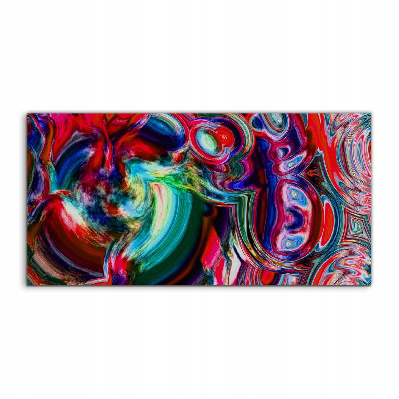 Akrylový obraz 140x70 nástenný Akvarely Umenie