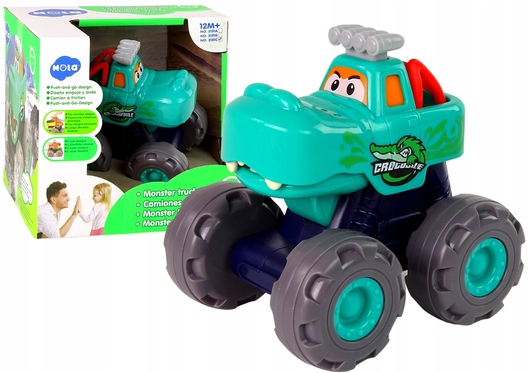 

Auto Monster Truck Krokodyl Duże Koła