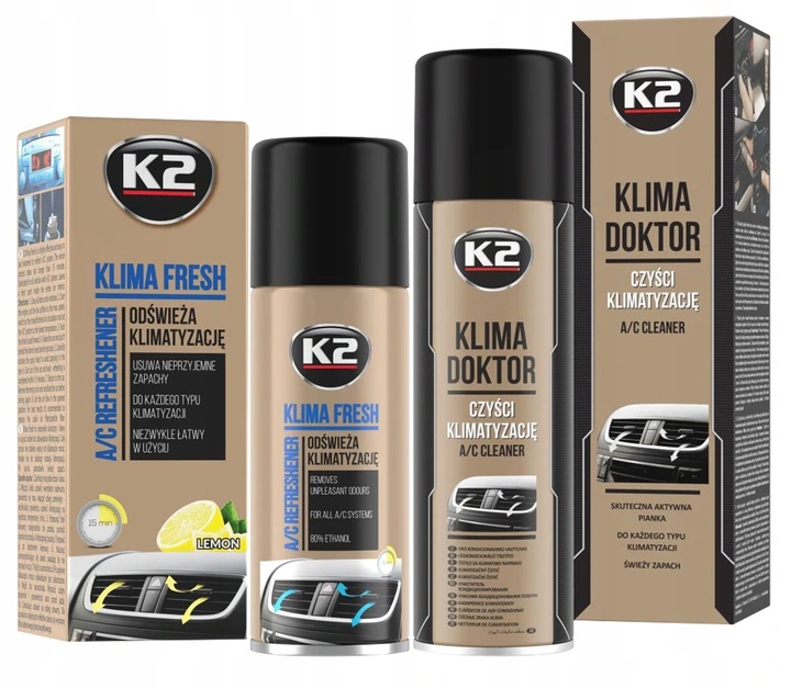 

K2 Zestaw Do Odgrzybiania Klimatyzacji Lemon