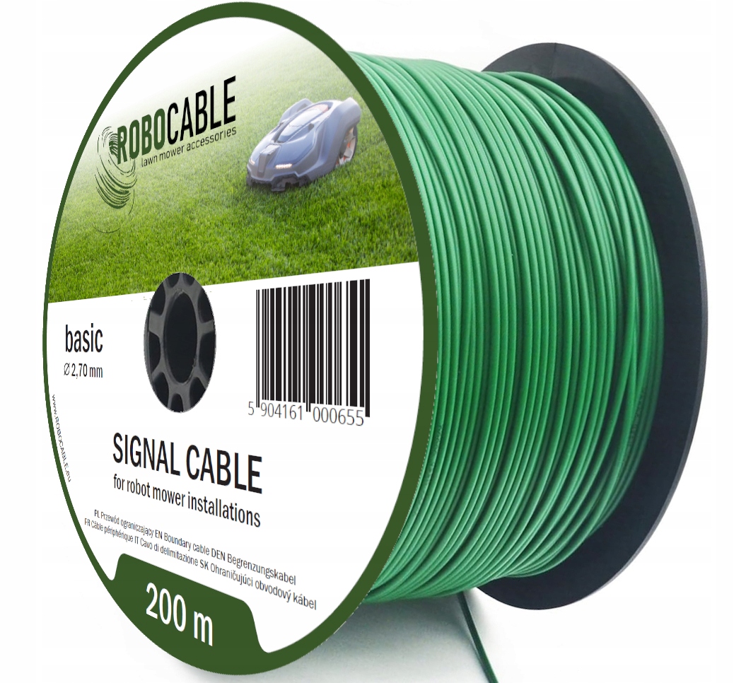 Kabel pro omezování obvodu robotické sekačky 200 m Zesílený 2.7 mm