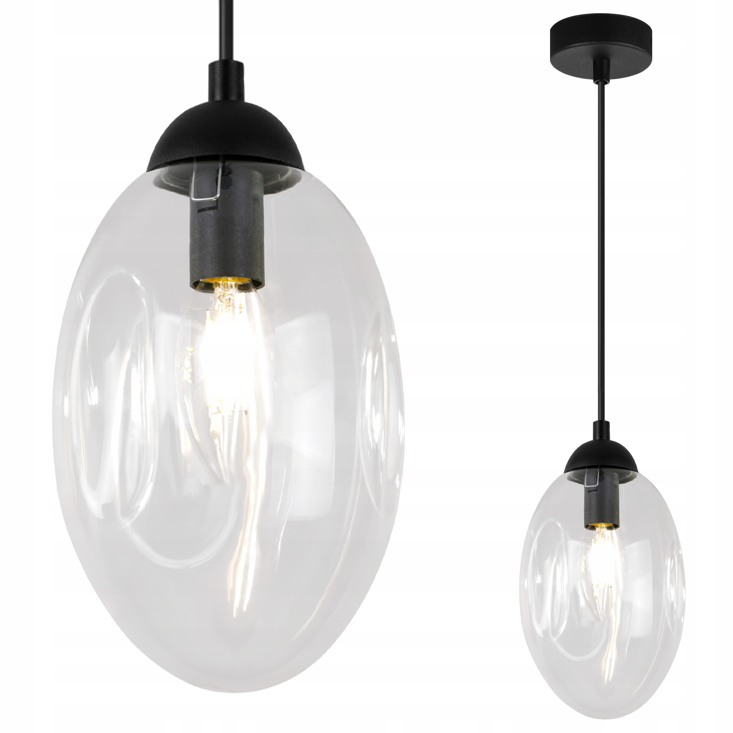 Závěsné Stropní Svítidlo Lustr Do Kuchyně Obývacího Pokoje Loft Elegantní E14