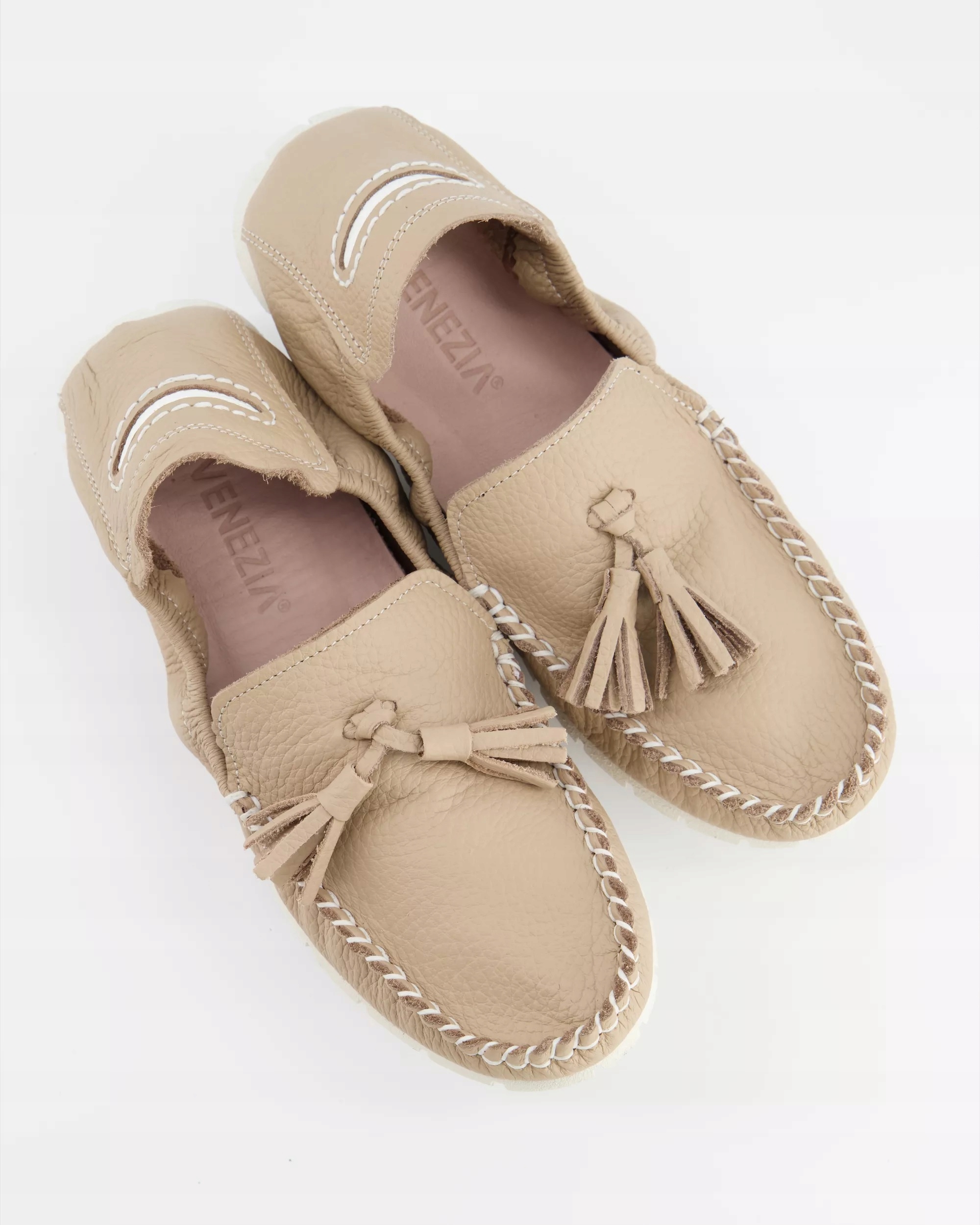 komfort mokasíny S Chwostem Venezia 1395 béžová r39