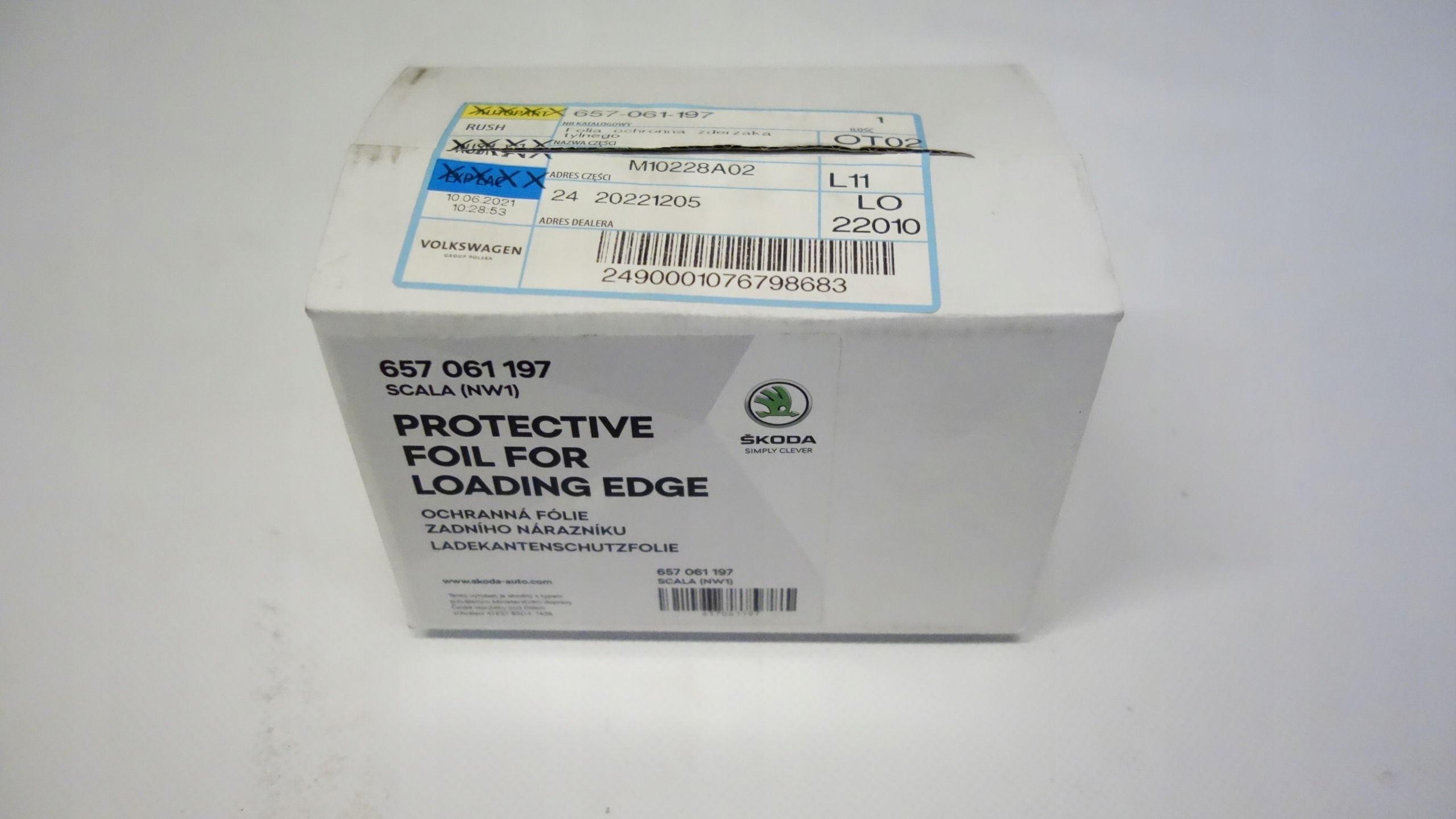 Защитная Пленка Бампера 657061197