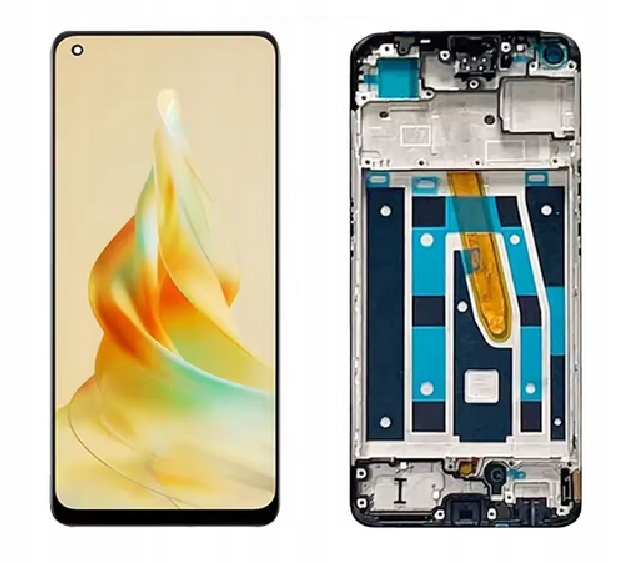 Displej S Rámečkem Pro Oppo Reno 8T Oled LCD Dotyková Obrazovka