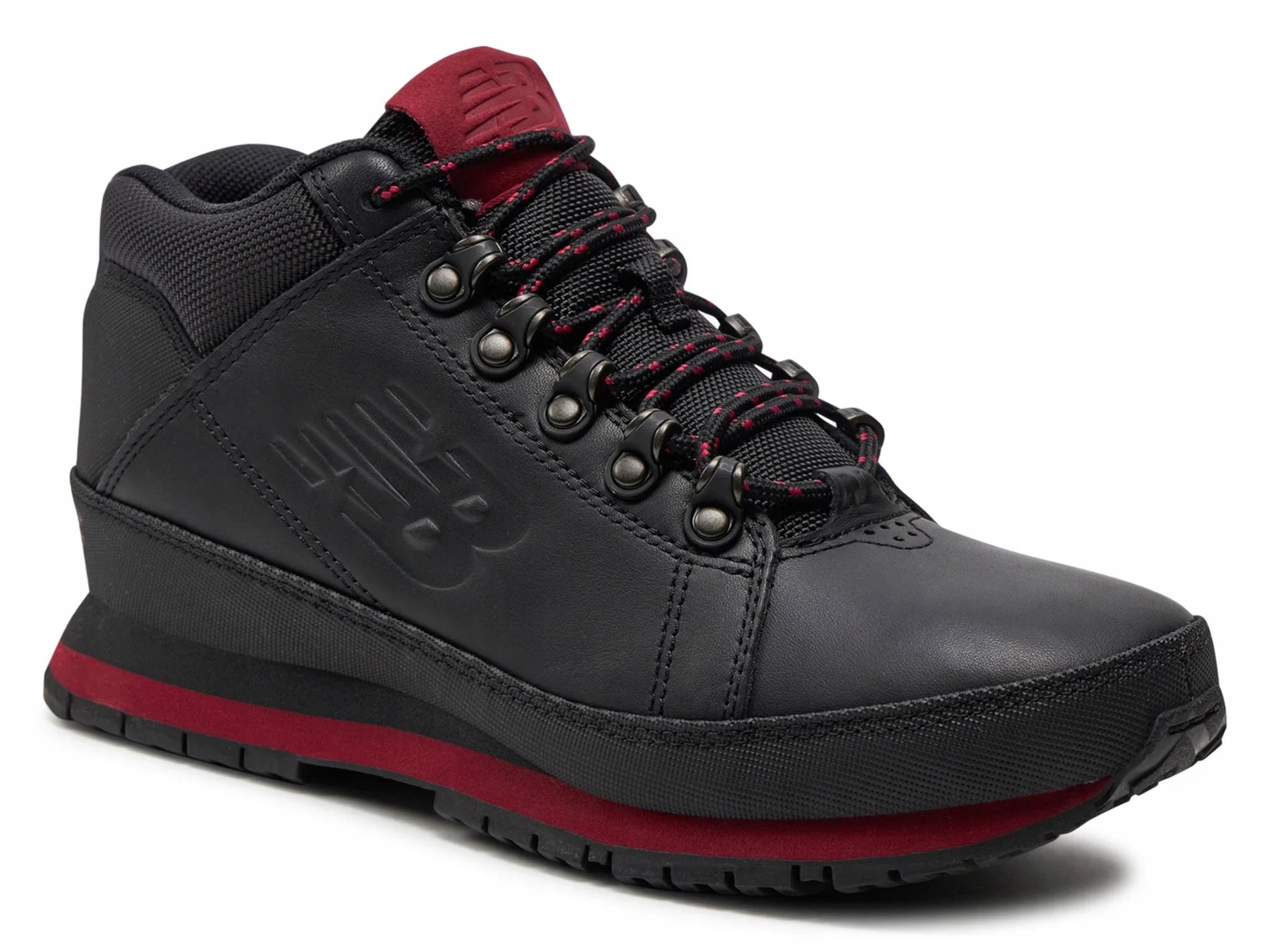 Pánské boty New Balance H754KR černé kožené podzimní a zimní boty 44