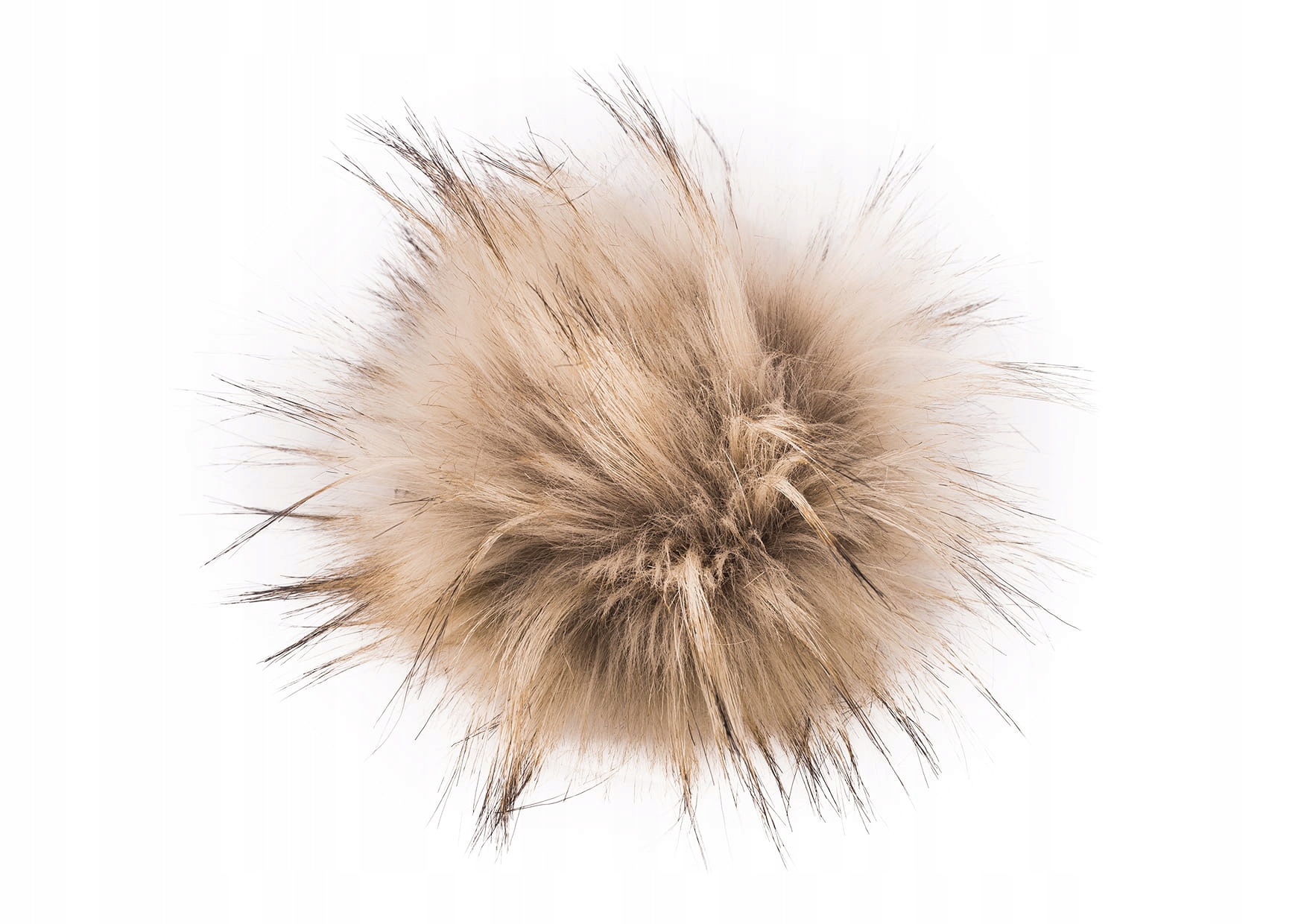 Pompon do czapki 6 cm Eko futro lis - Różne kolory - Producent