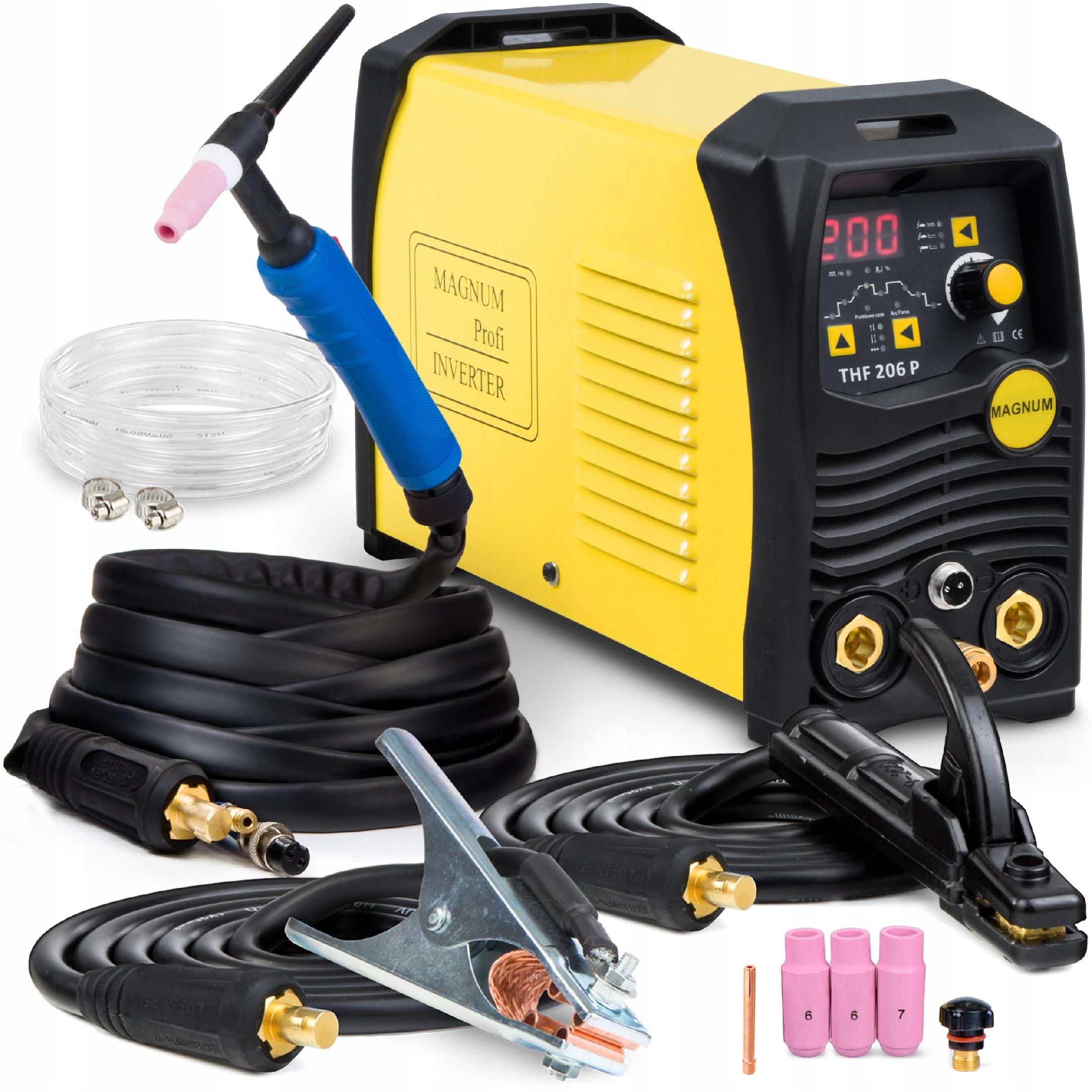 Invertorová Svářečka Magnum Thf 206P Mma Tig DC Puls 230V 200A Igbt Hf 4T