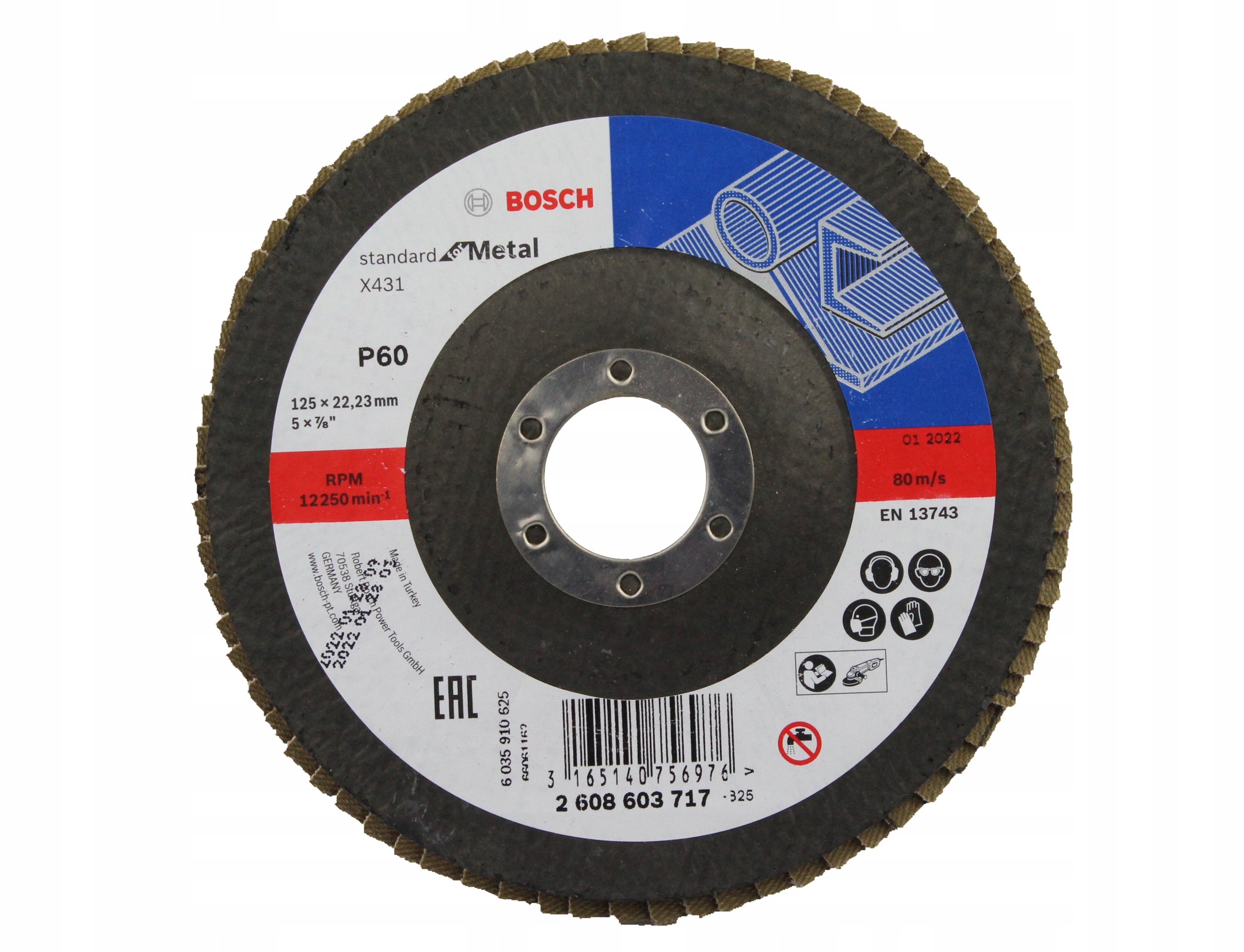 

Tarcza Listkowa 125mm GR.60 Do Metalu Bosch