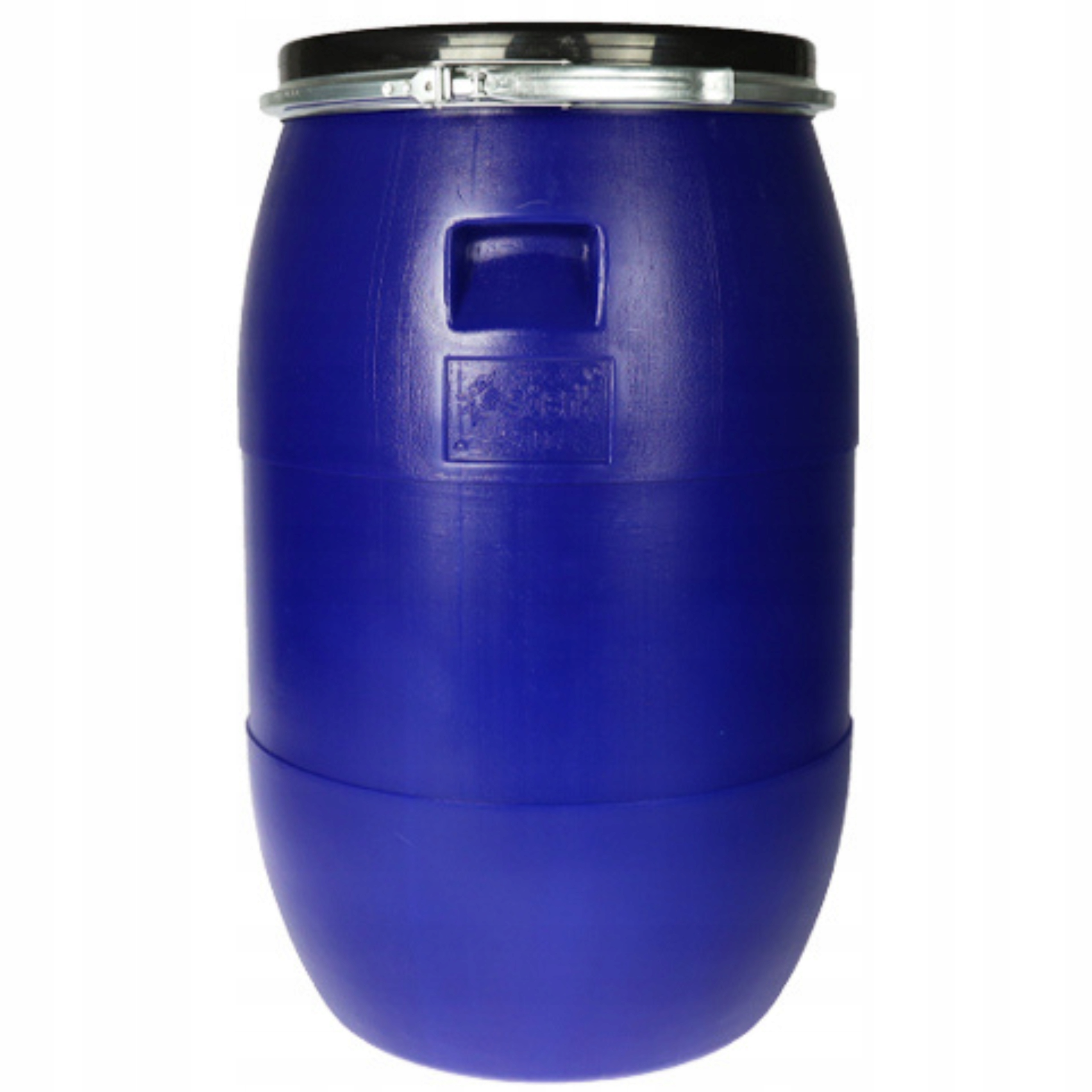 BECZKA PLASTIKOWA Z METALOWĄ OBEJMĄ DO KISZENIA KAPUSTY ZBIORNIK WODĘ 60L Marka Topfann