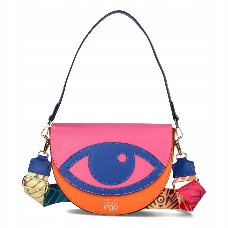 Ego Dámská kožená kabelka Přes Rameno Seven Senses Dva popruhy na Dárek