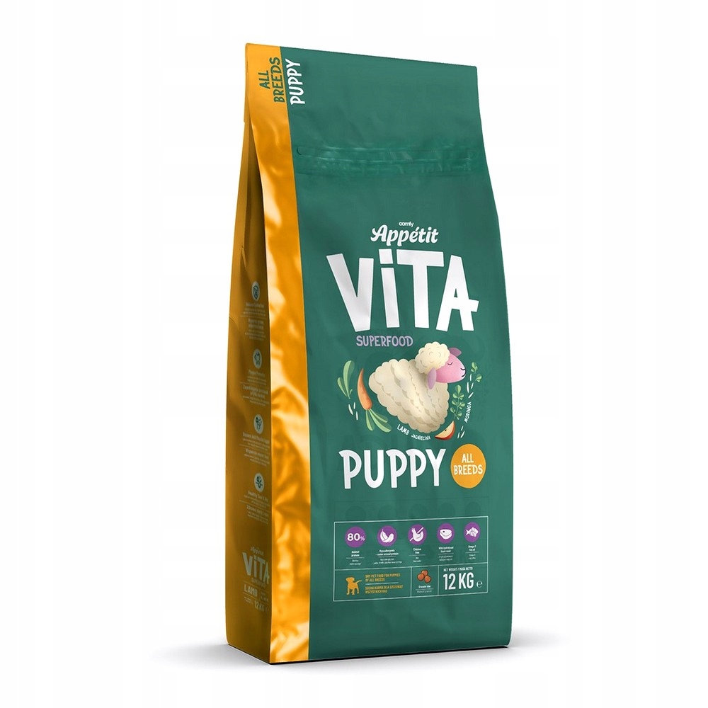 Hračka Pro Psy Comfy Appetit Vita Puppy Lamb 12KG Krmení Zvířat