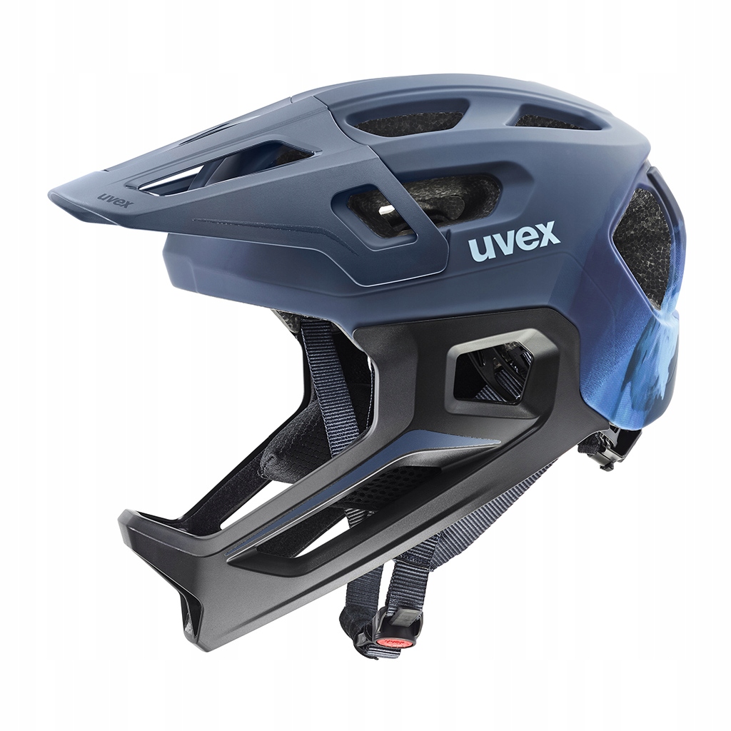 Cyklistická přilba Uvex React Jr Fullface Modrá, velikost 15 (52-56 cm)