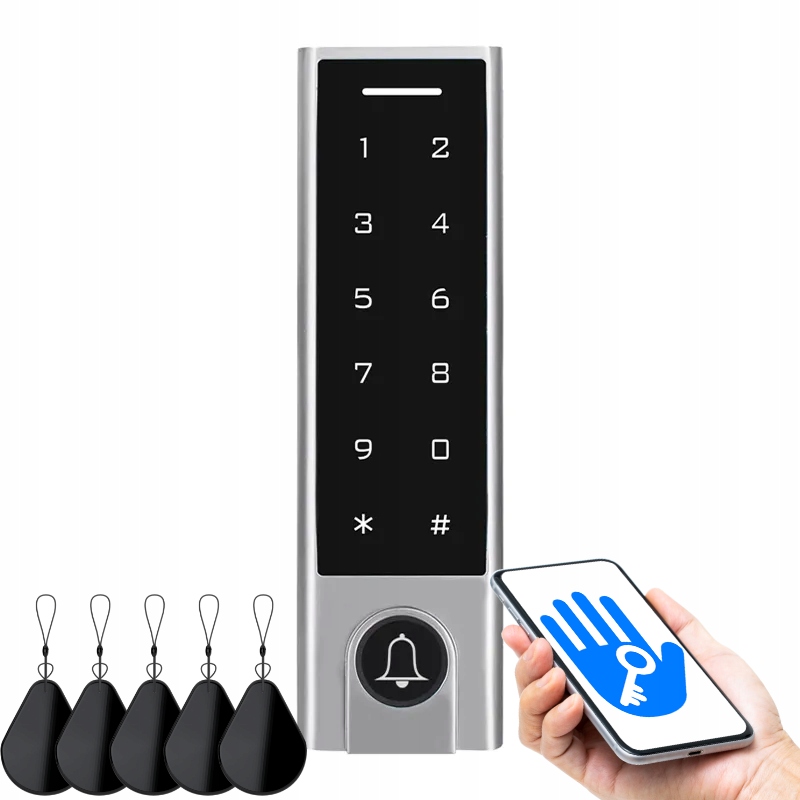 Force kódová klávesnice pro brány Kp-tt-mf-b-s, Tt Lock, Šifrovač, Rfid