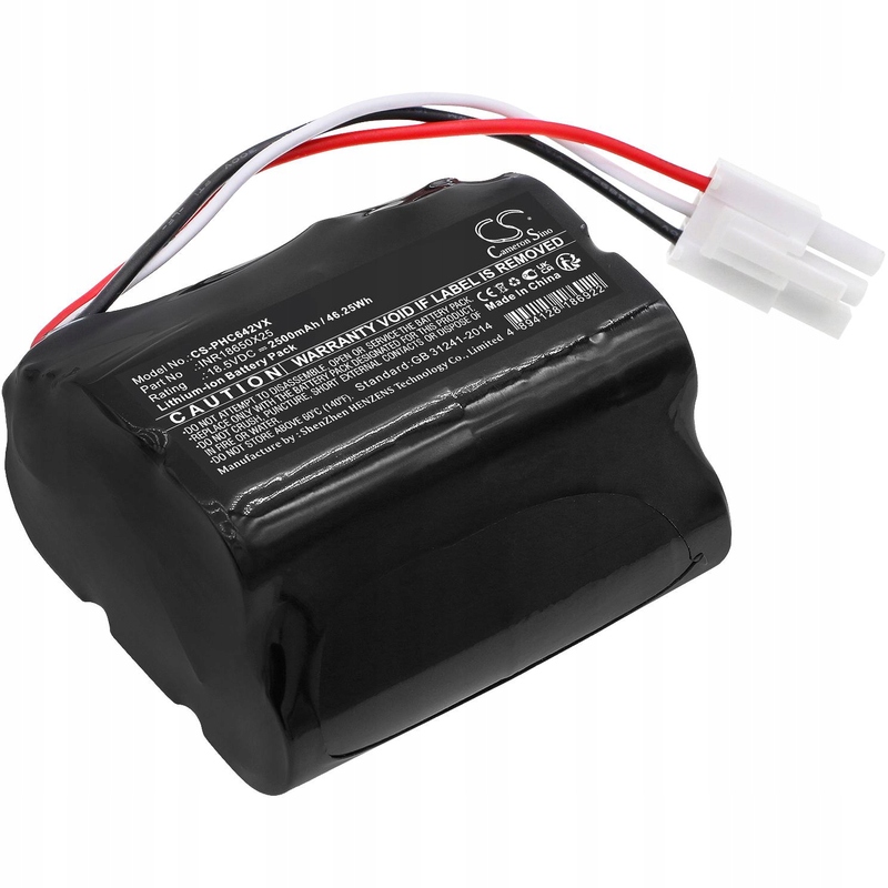 Bateria do Philips INR18650X25 FC6402 FC6401 PowerPro Aqua 2500mAh