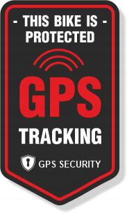 Naklejka informacyjna GPS TRACKING odblask