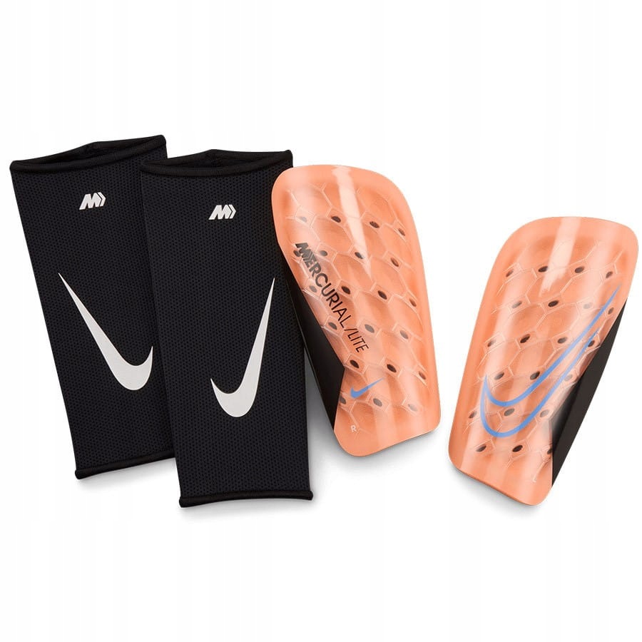 Nagolenniki Nike Mercurial Lite DN3611-852 Pomarańczowy, Xs