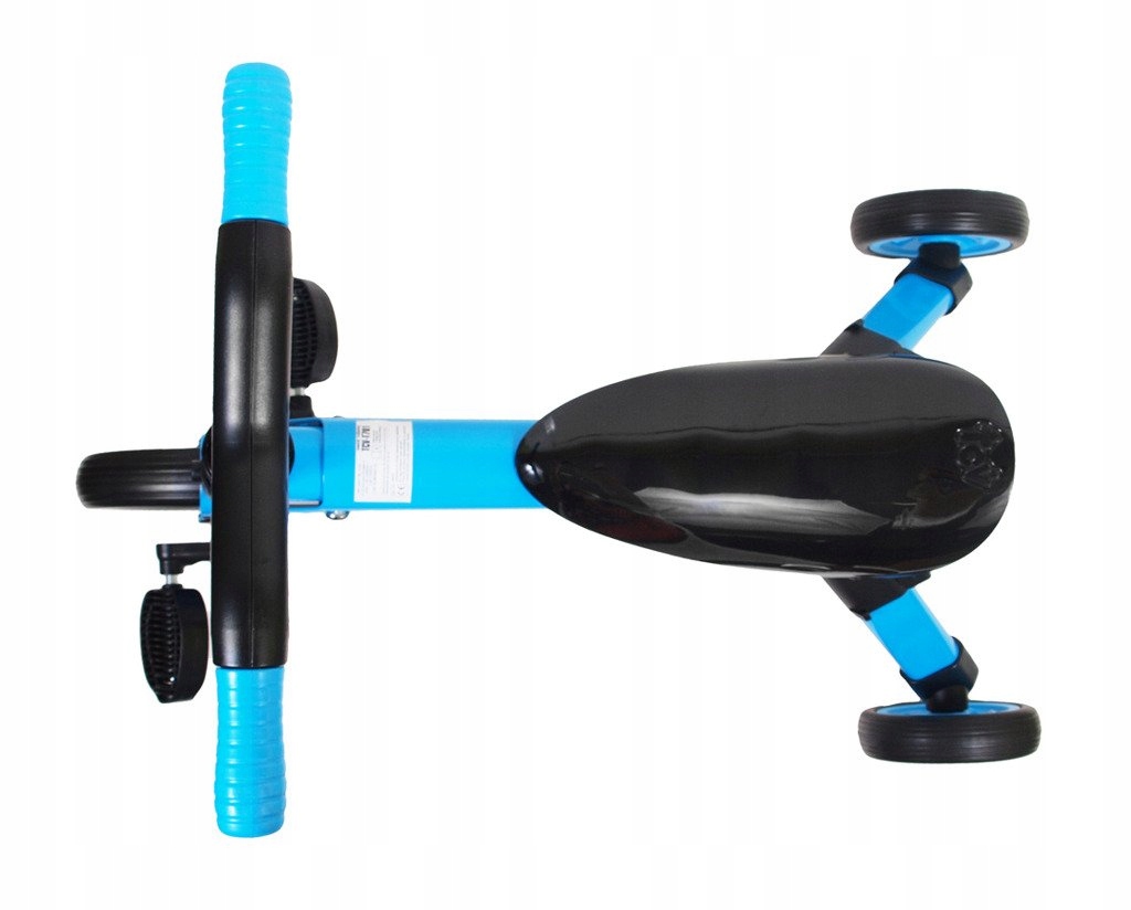 Składany ROWEREK 3-kołowy NIEBIESKI Dziecięcy Rozmiar koła (