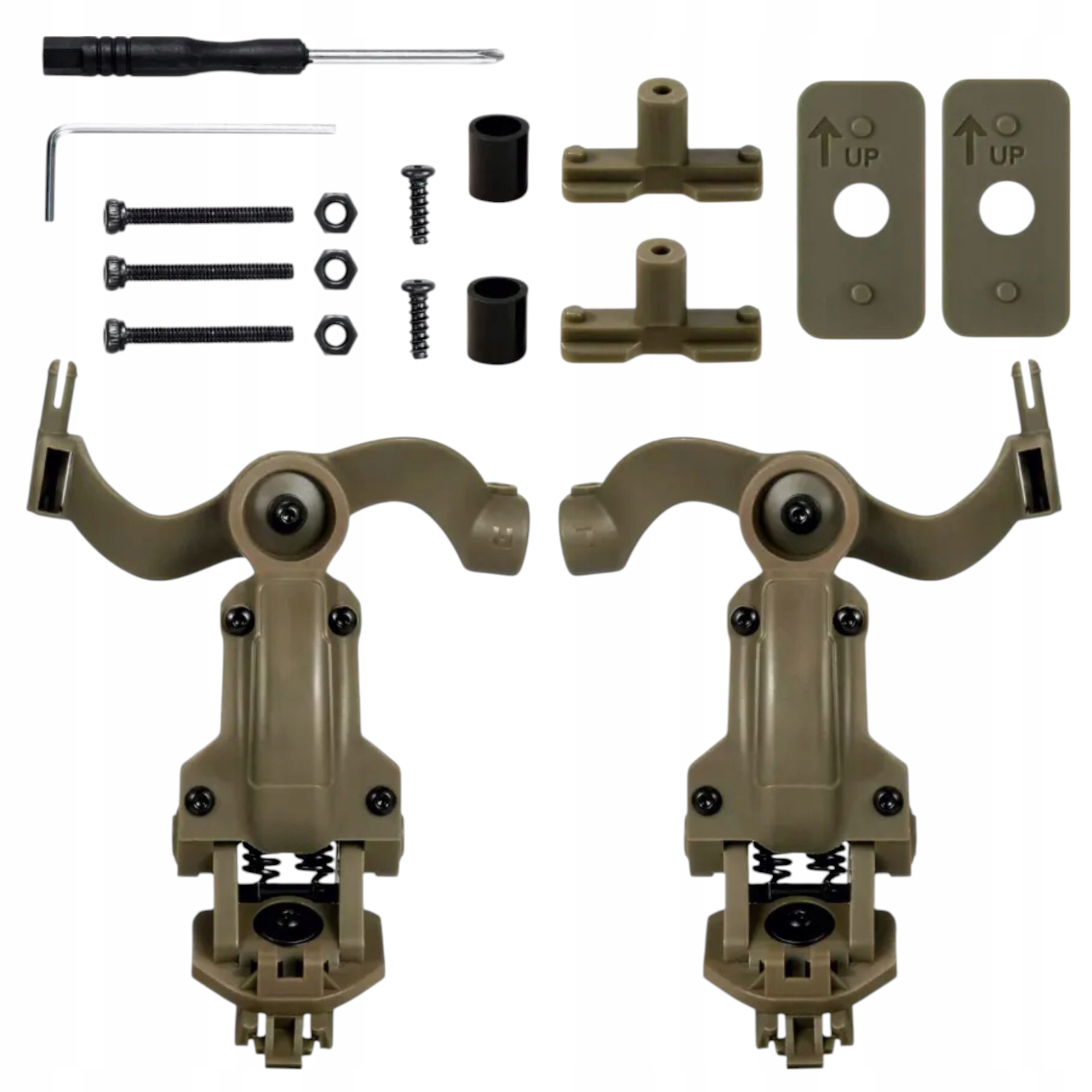 Adapter do słuchawek aktywnych na hełm typu Fast Uchwyt na słuchawki