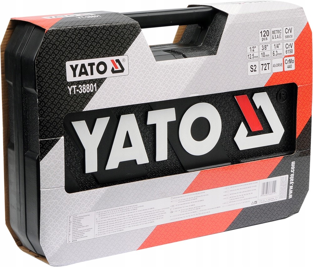 Sada náradia Yato 1/2 120 ks
