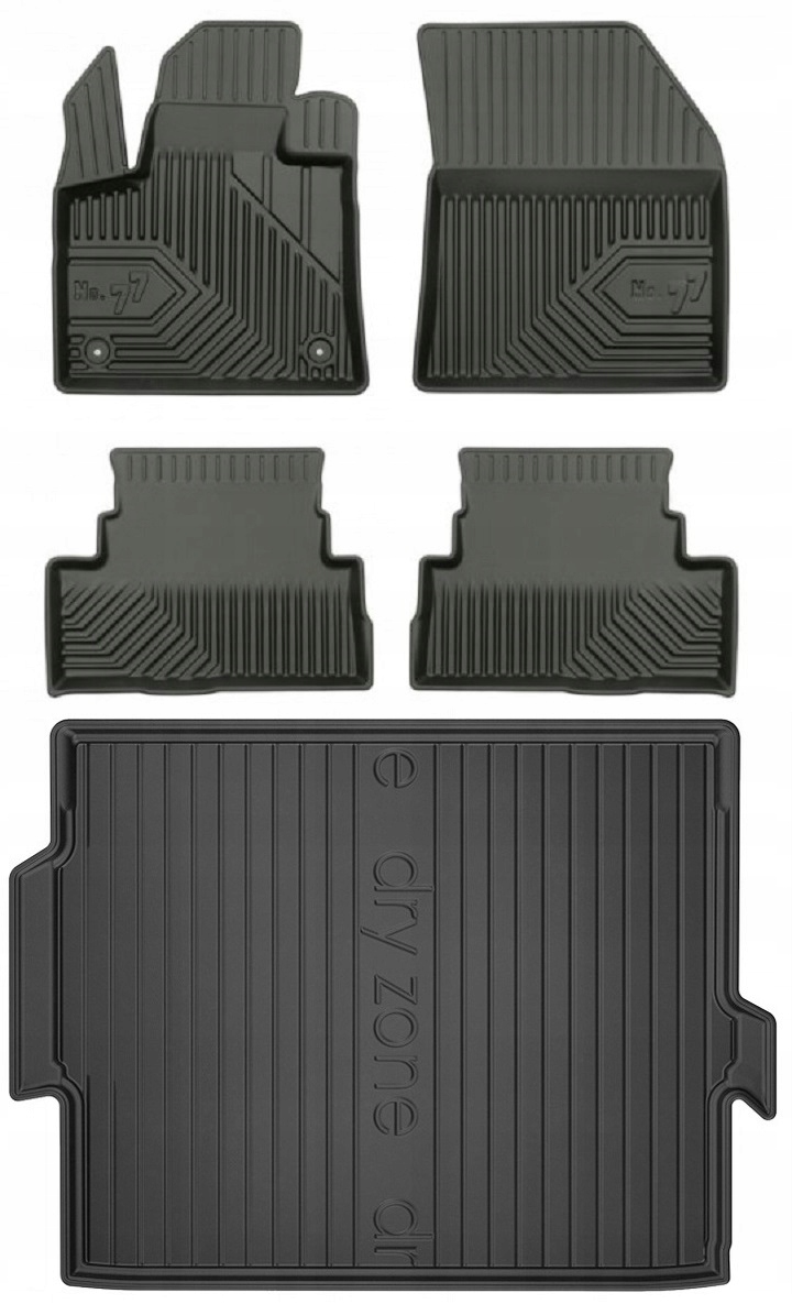 Set 77 Koberce a rohože Opel Grandland X od 2017- g