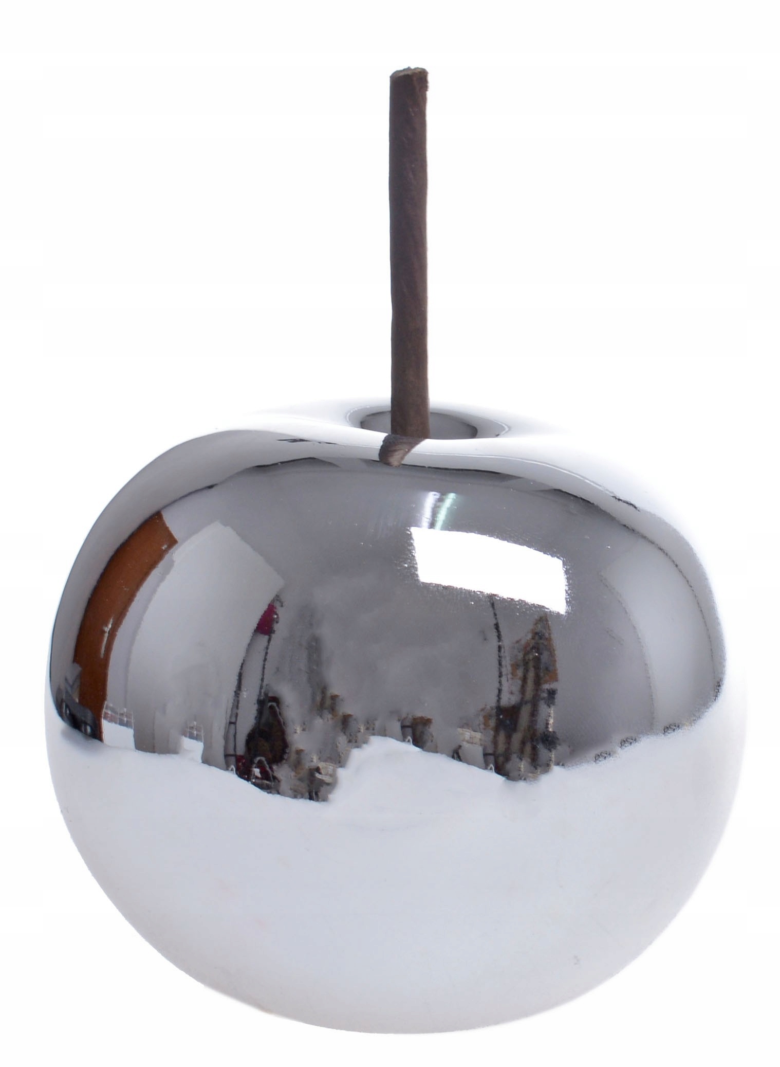 

Jabłko srebrne ceramiczne małe figurka 10