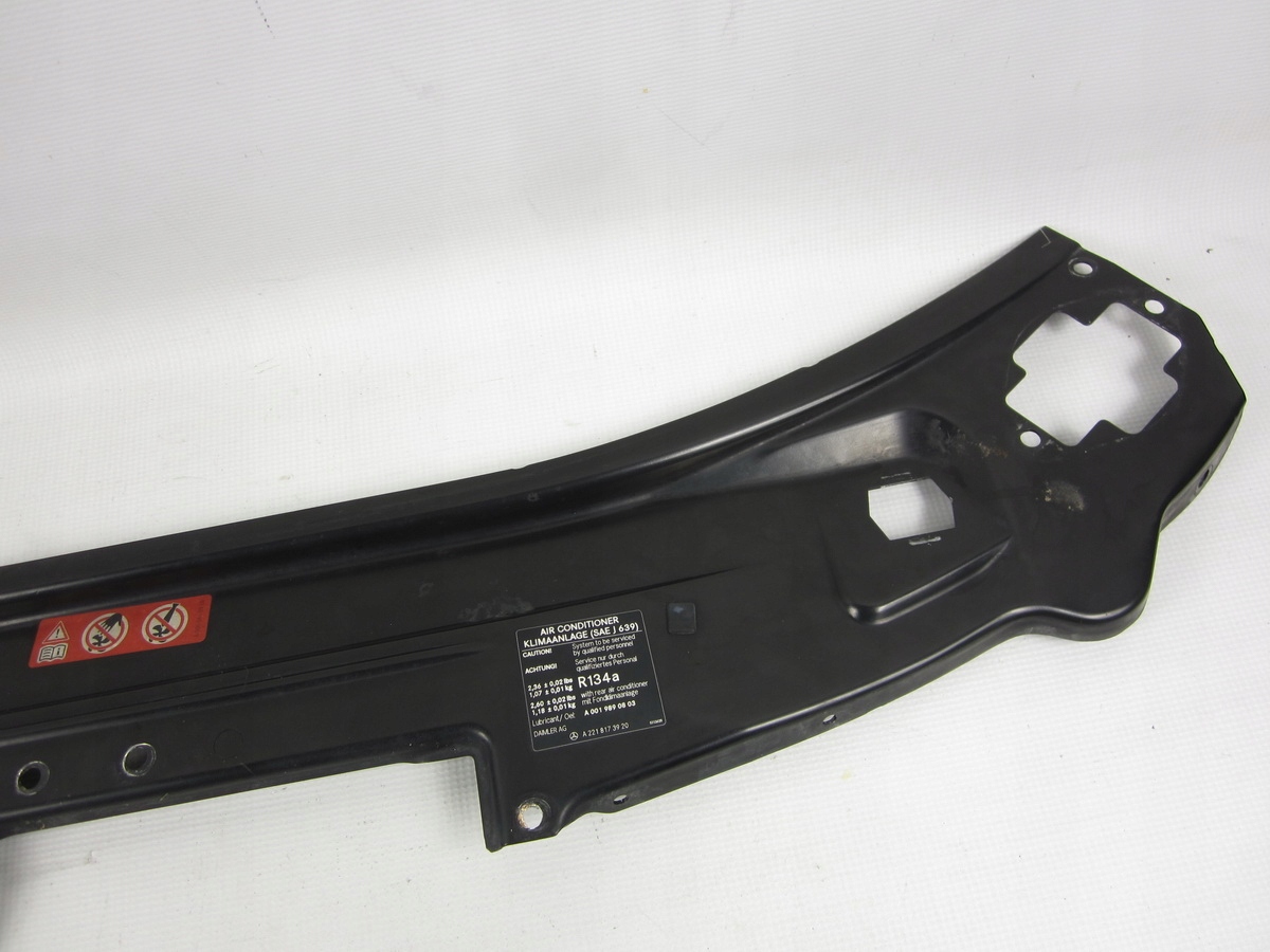 support panel for radiators front pillar Mercedes W221 LIFT