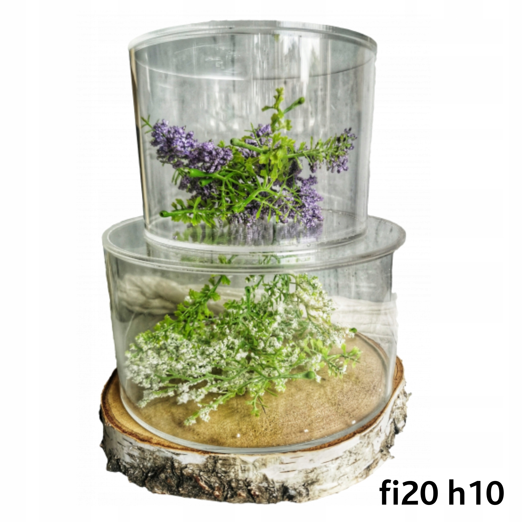 Levně Kulatý oddělovač na dort, prázdné patro fi20 h10