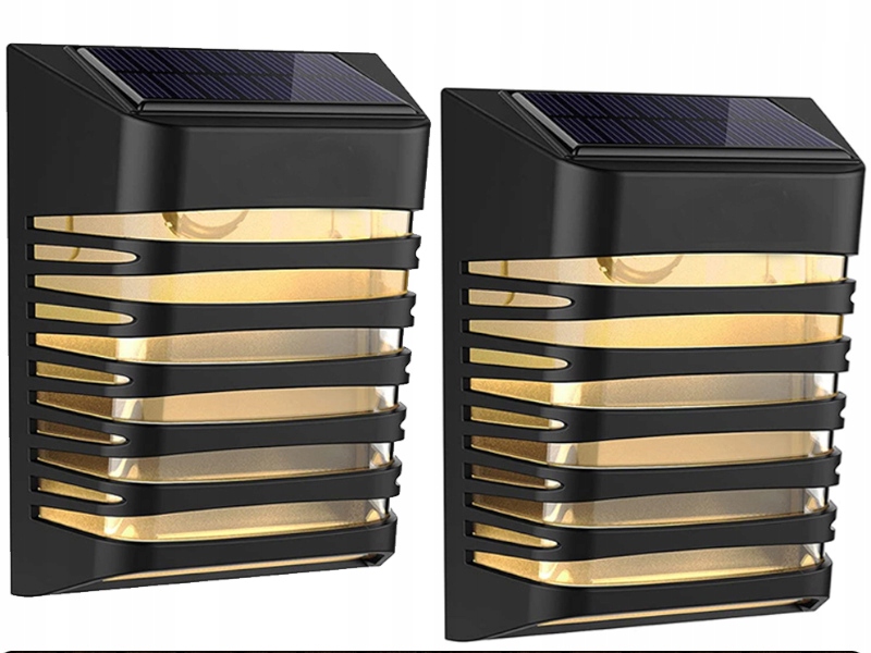2x Solární Led lampička na Terasa Balkon se senzorem soumraku