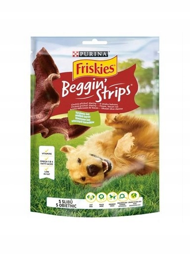 5x Purina Friskies Beggin Strips slanina pro psa 120 g