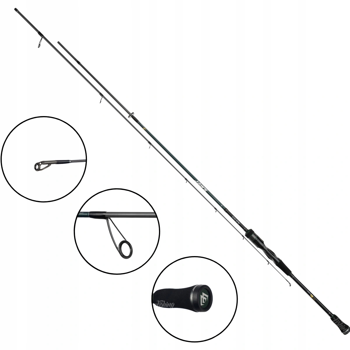 Wędka Mikado Jaws Evo Spin 2.10m 4-25g 2 sec Gratis!