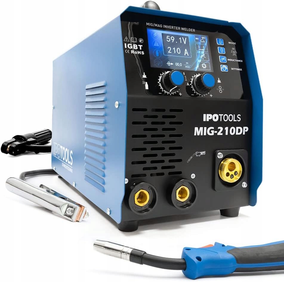 Ipotools MIG-210DP E-Hand/IGBT 6 w 1 Mig Mag spawarka 210A 230V X785