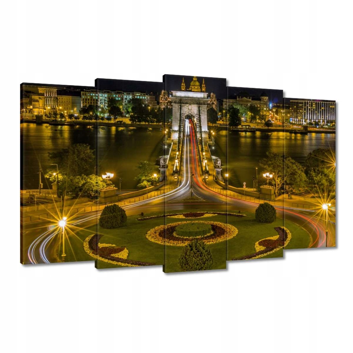 Obrazy 100x60 Řetězový most Krajina