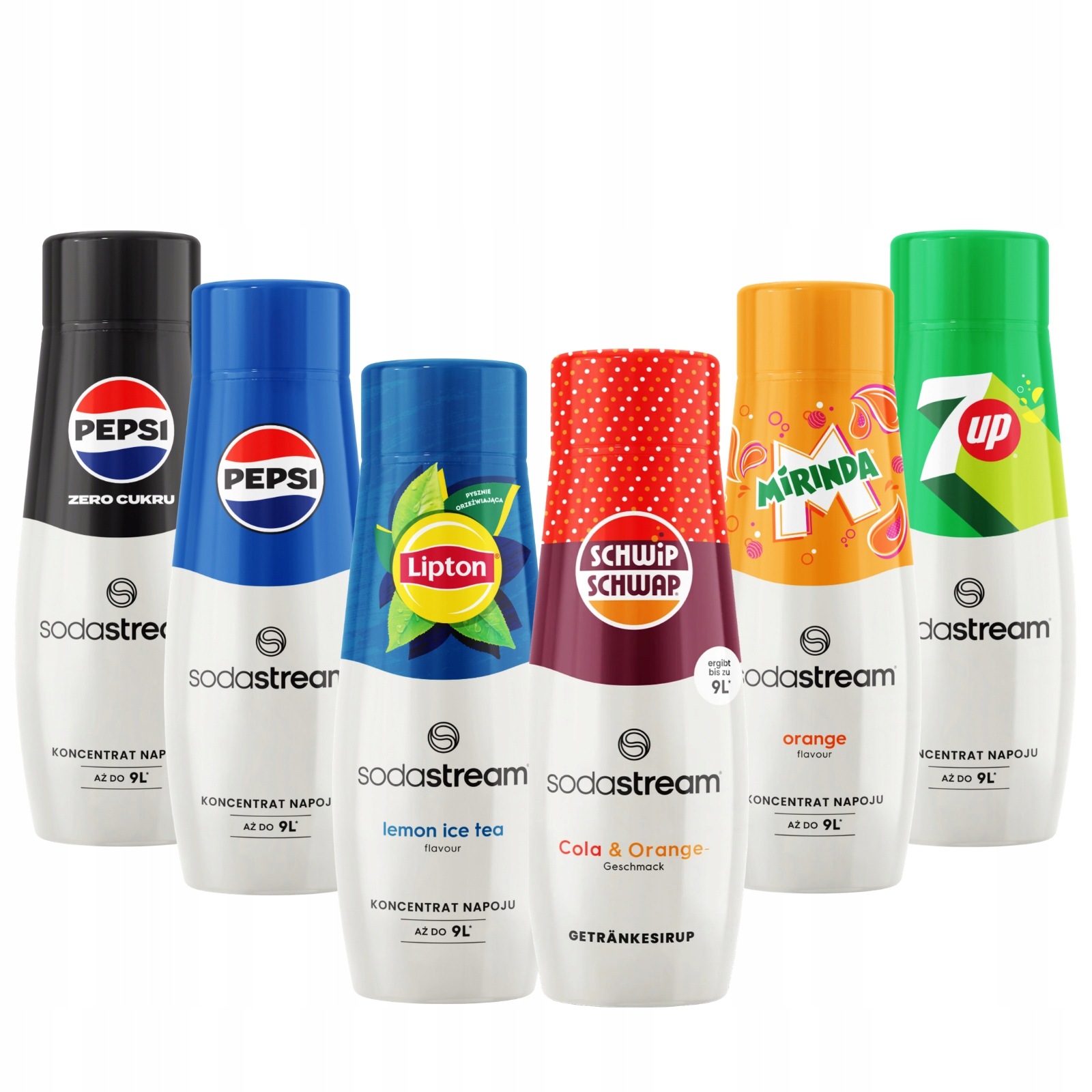 Sirupy Sodastream Pepsi Pepsi Max Mirinda 7up Lipton Lemon Schwip