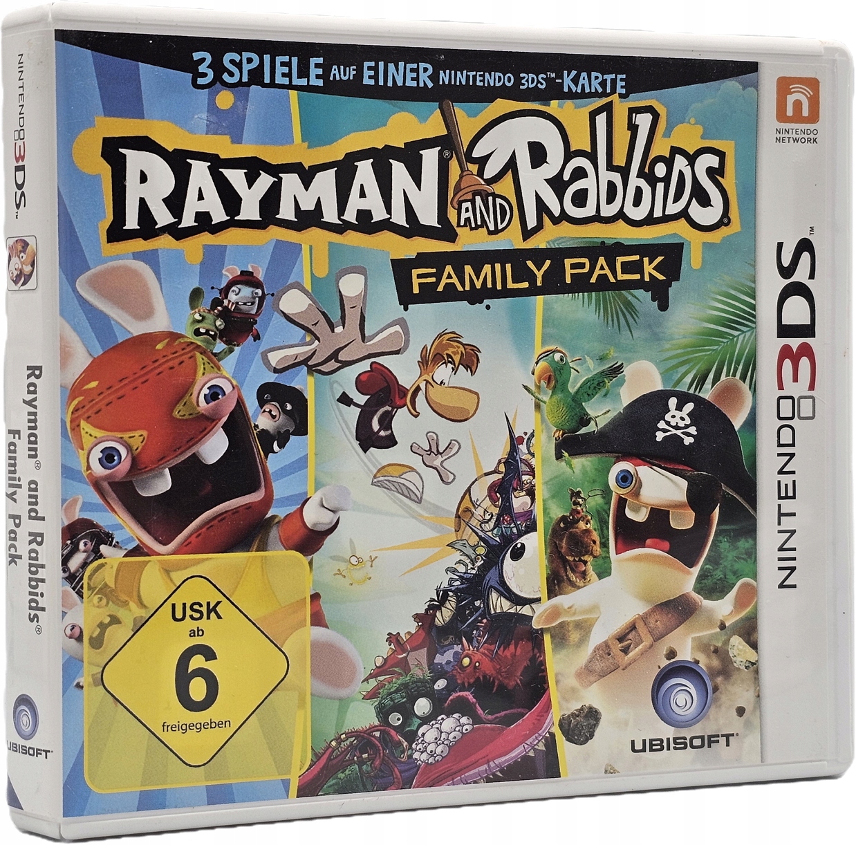 RAYMAN AND RABBIDS FAMILY PACK [NINTENDO 3DS]