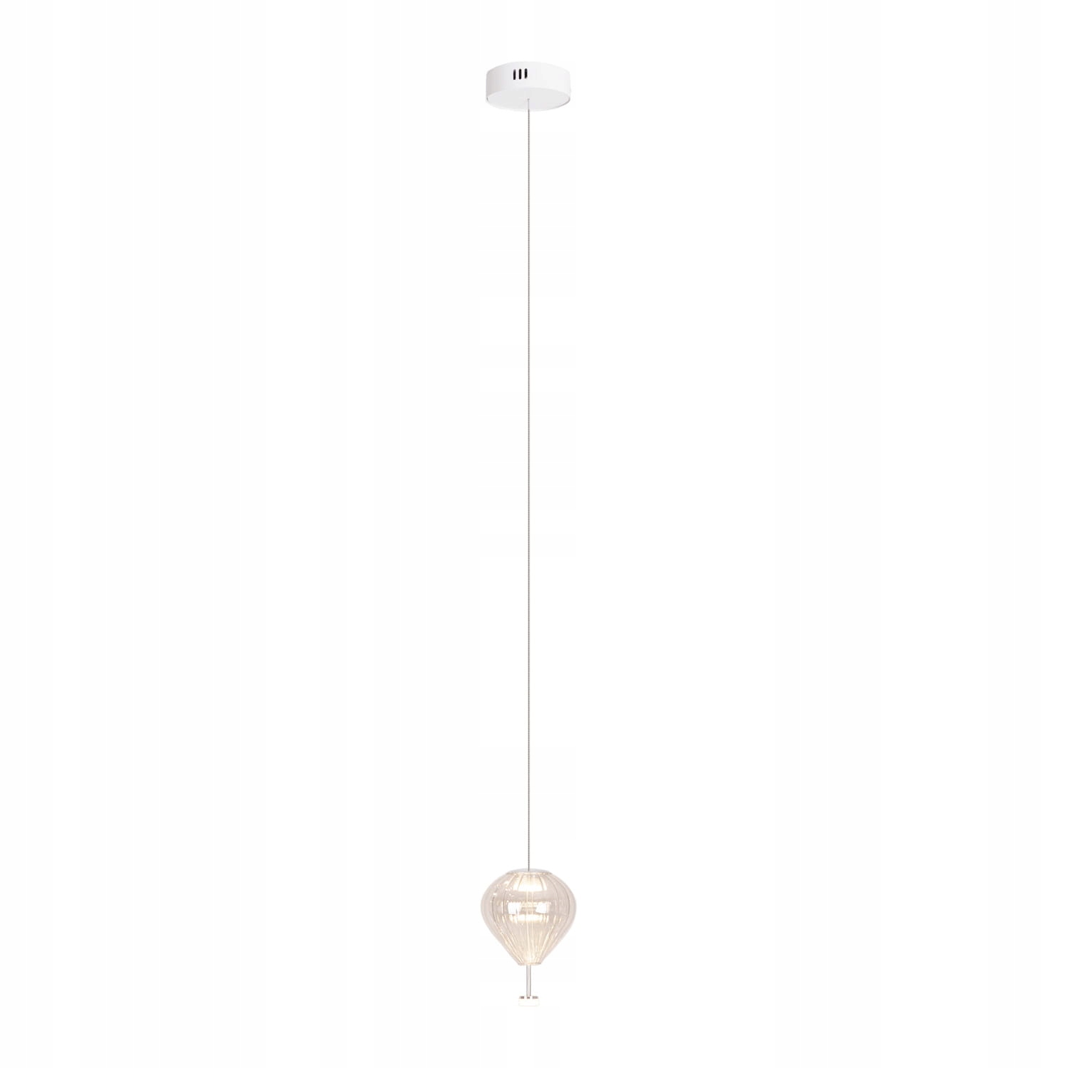 Lampa wisząca z klosikiem z przezroczystego szkła 6W Led nad stół Maxlight