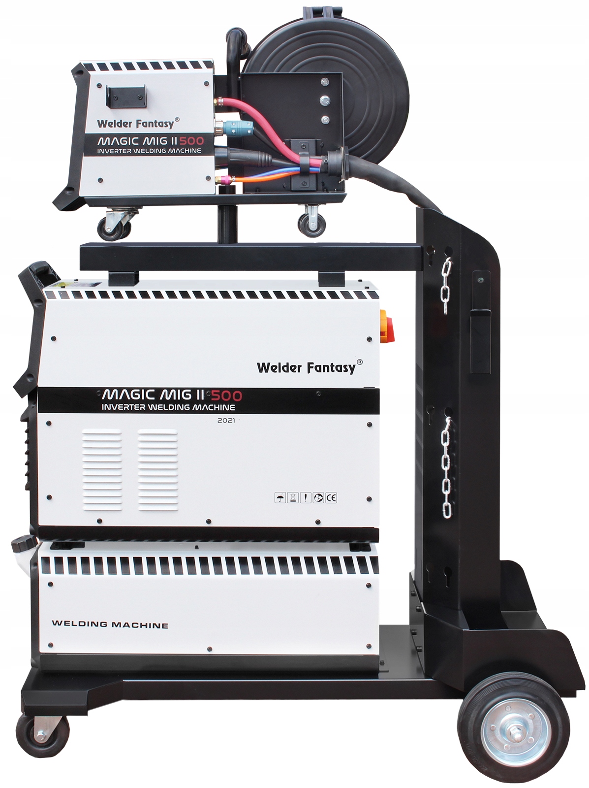 Półautomat migomat MAGIC MIG II 500 TOWER 4x4 MIG MAG MMA TIG Model PÓŁAUTOMAT SPAWALNICZY MAGIC MIG II 500