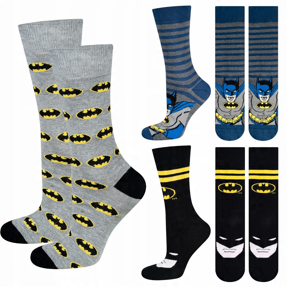 

3x Skarpetki Soxo Batman Kolorowe Śmieszne Wesołe