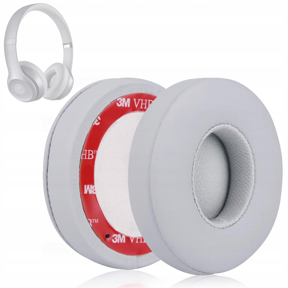 

Szare Gąbki Nauszniki Pady Do Beats Solo 2.0 3.0